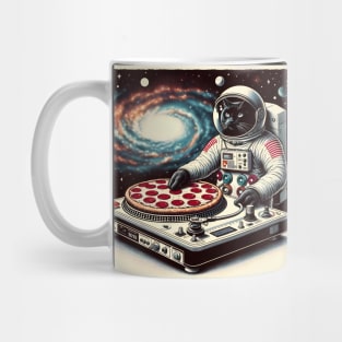 Dj Pizza Cat in Space Mug